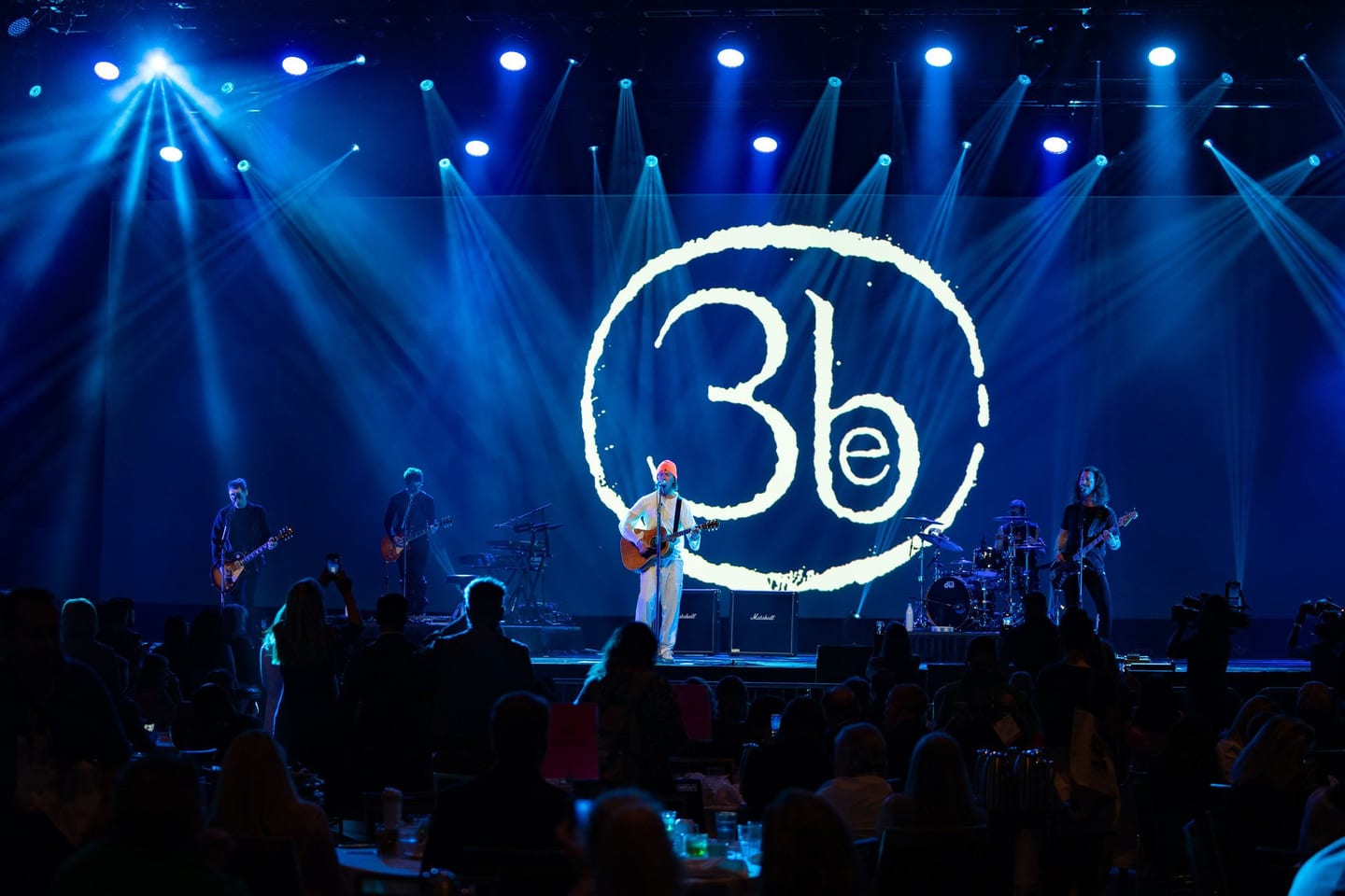 Performance on a concert stage