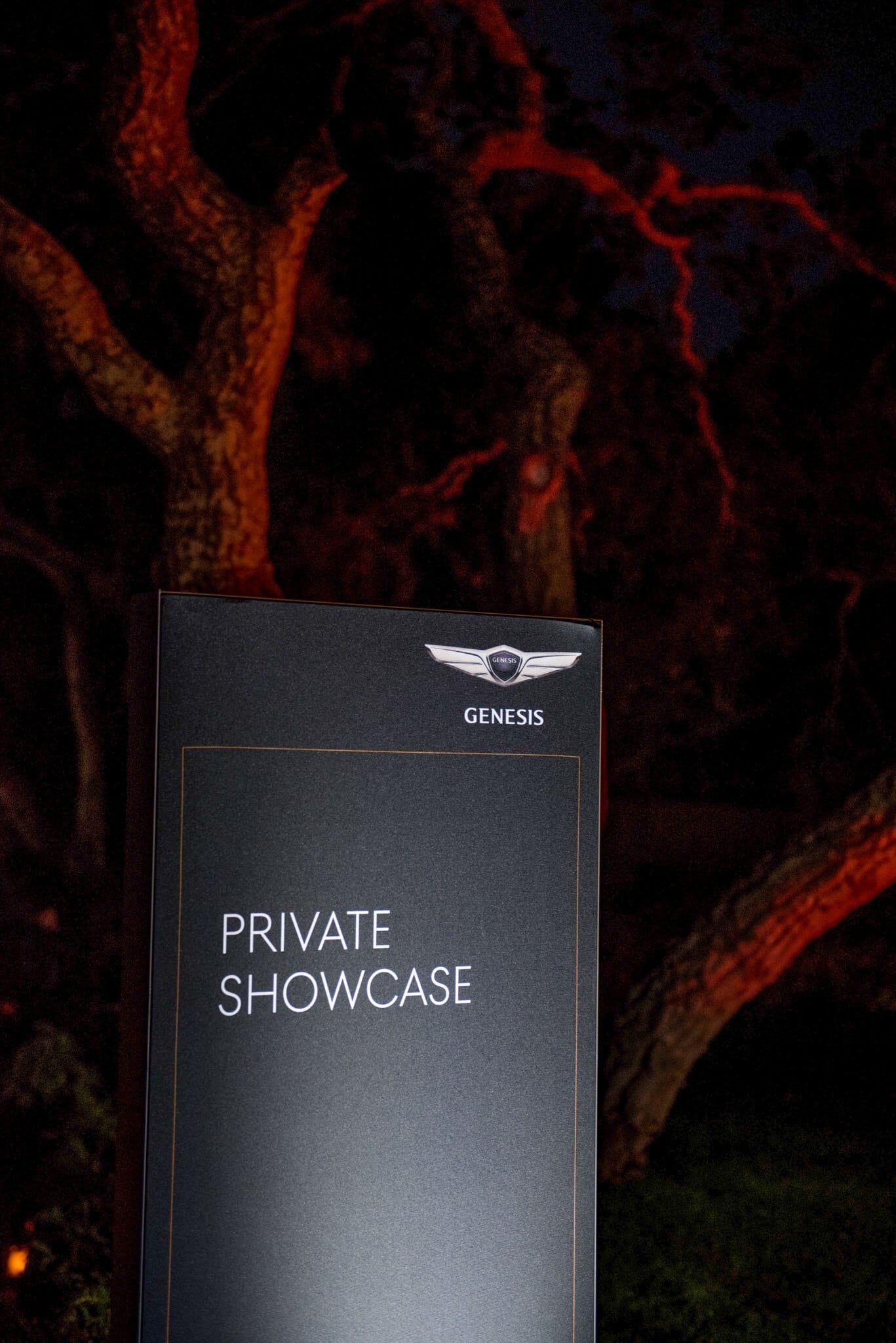 Genesis private auto showcase