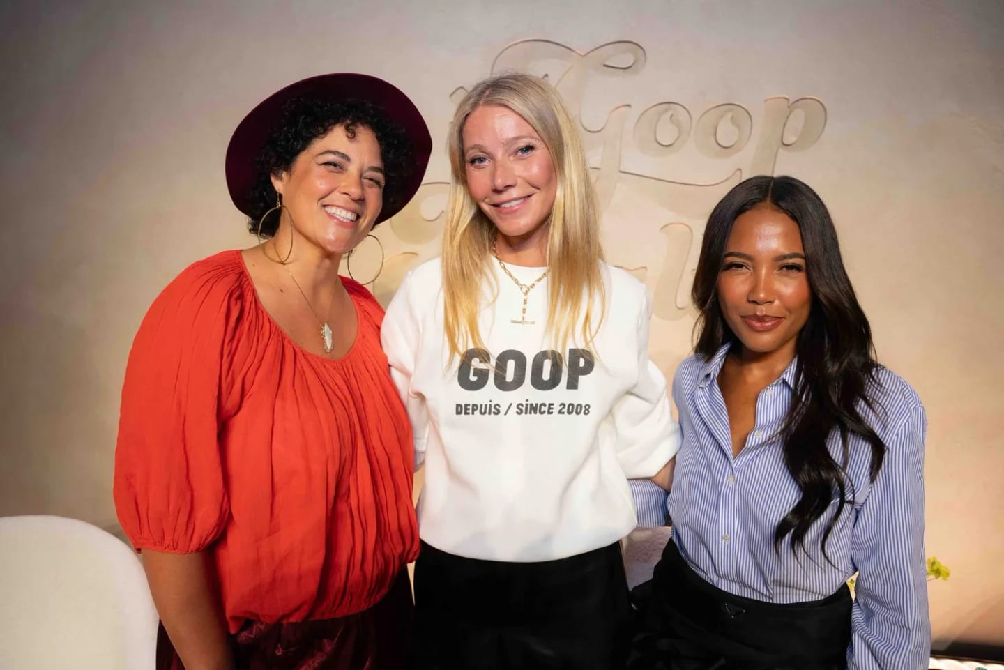 Guests at a Goop brand activation event in Santa Monica, Los Angeles