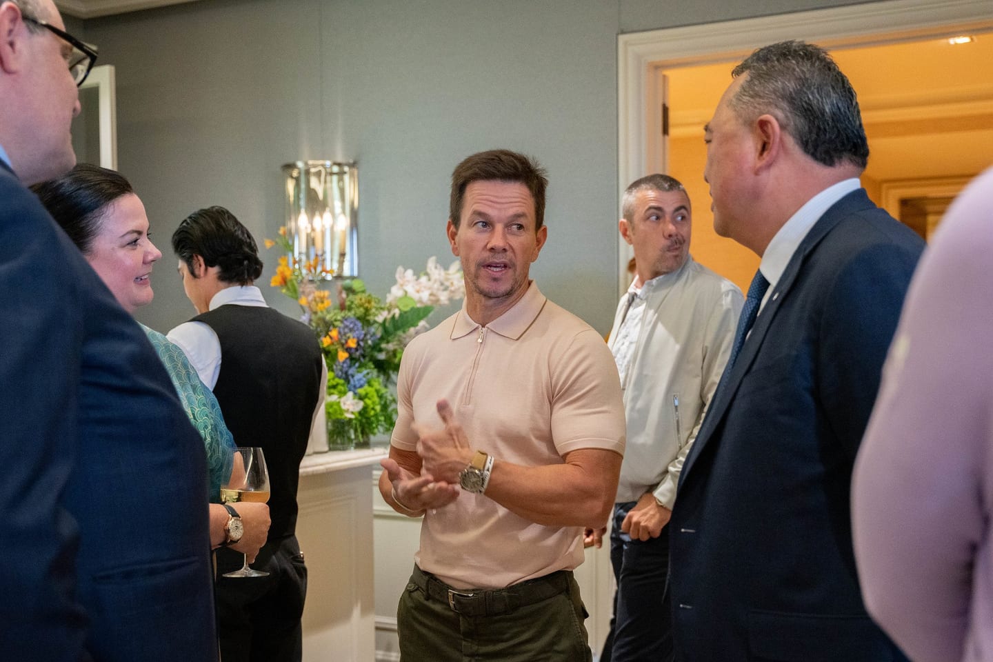 Mark Wahlberg at a Patek Philippe watch event at the Beverly Hills Country Club