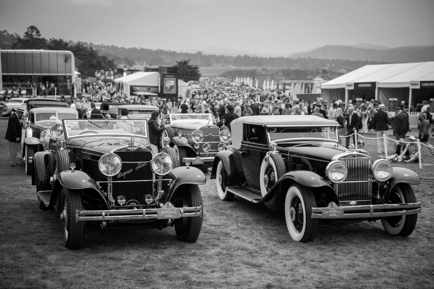 Luxury automotive brand activation during Monterey Car Week