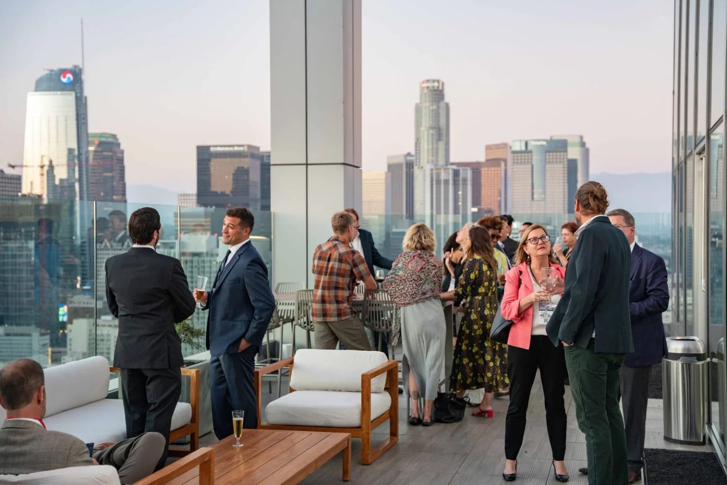 Panel discussion at a NetZero sustainability summit in Los Angeles