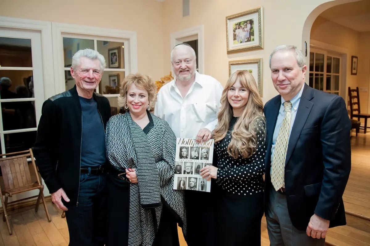 Honorees and dinner chairs at the Yad Vashem gala kick-off reception in a Beverly Hills residence, photographed for Patch
