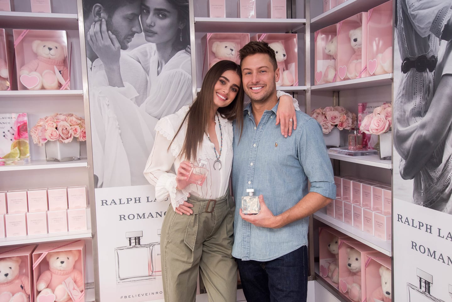 Taylor Hill and Michael Stephen Shank at a Ralph Lauren influencer event in West Hollywood