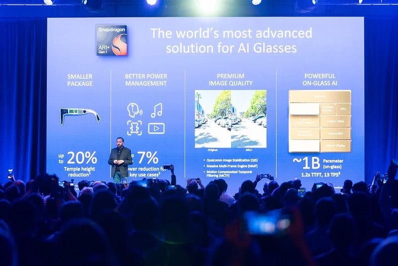 Speaker on stage at a technology conference in the Silicon Beach area of Los Angeles
